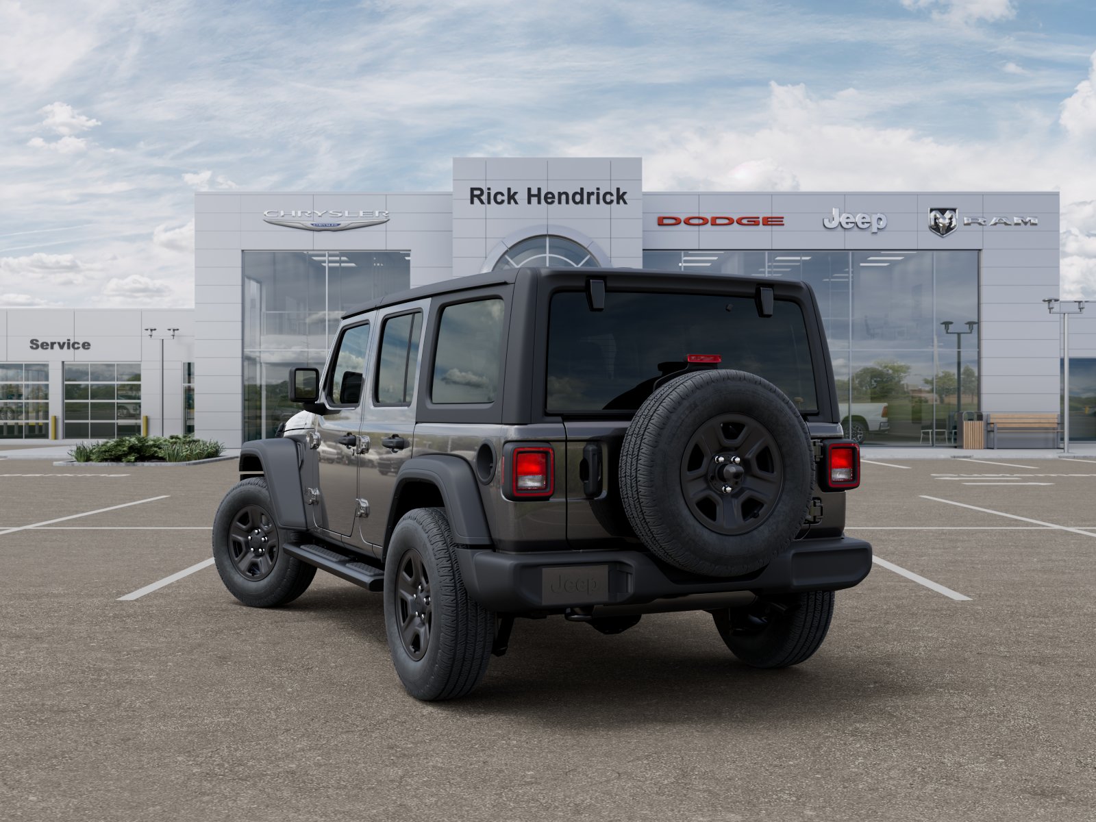 New 2026 Granite Crystal Metallic Clear-Coat Exterior Paint Jeep Sport image 36