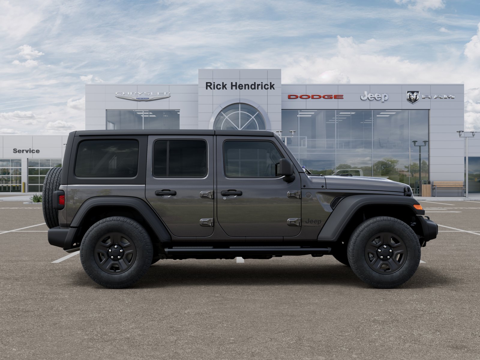 New 2026 Granite Crystal Metallic Clear-Coat Exterior Paint Jeep Sport image 53