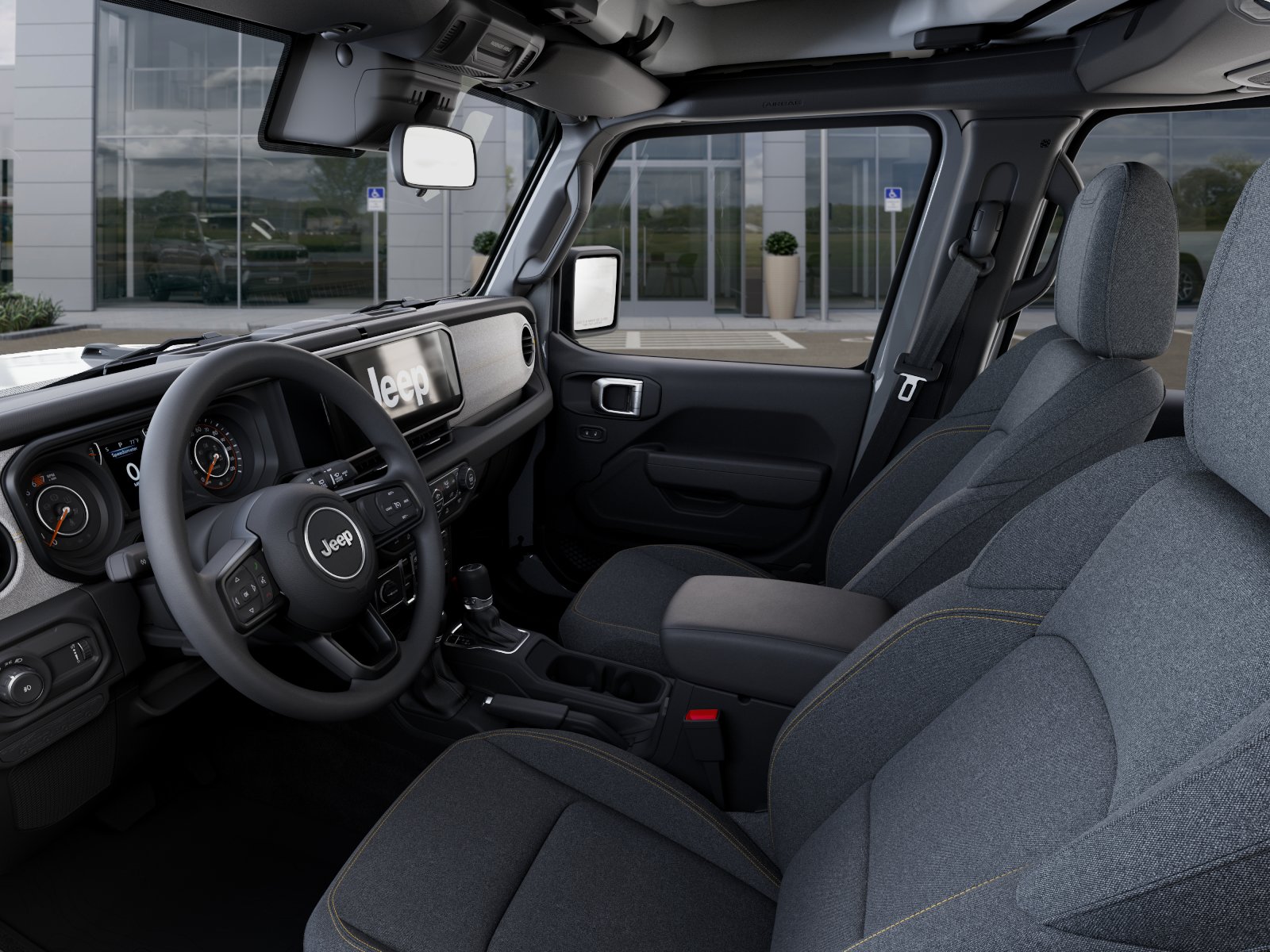 New 2026 Bright White Clearcoat Jeep Sport image 57