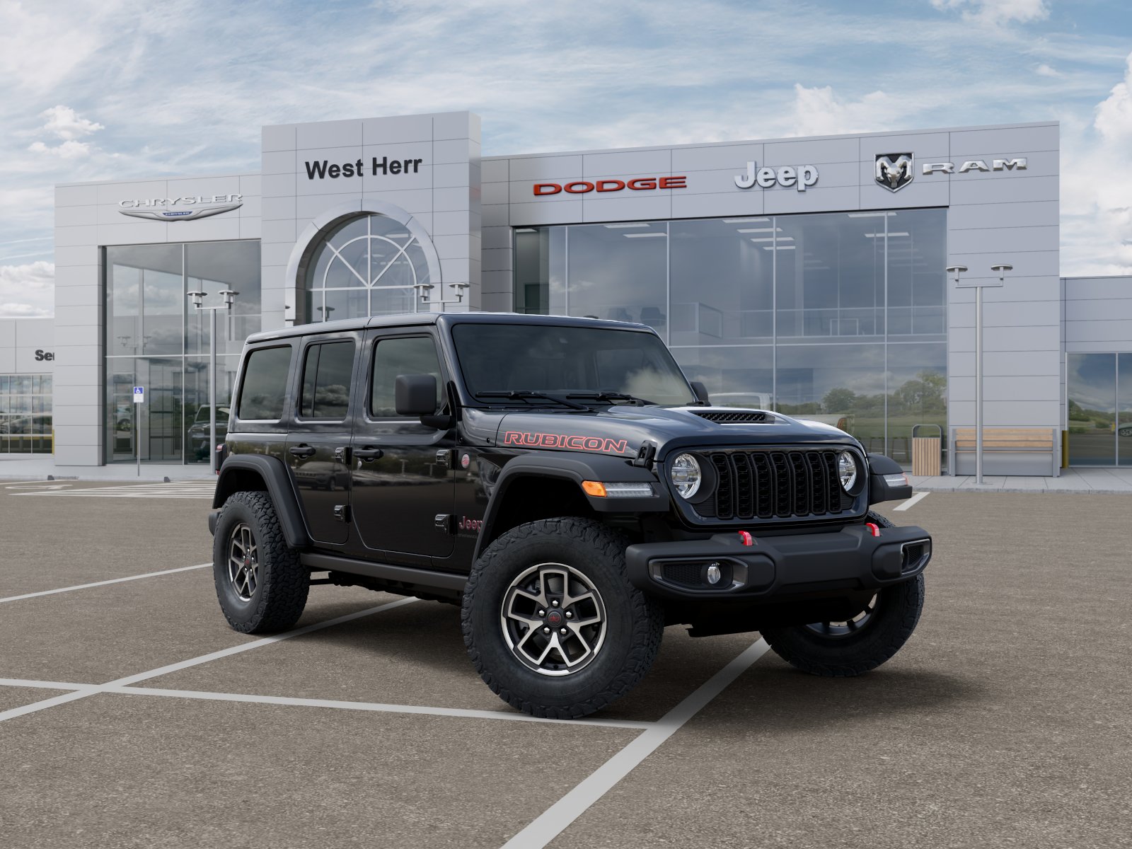 New 2026 Black Clearcoat Jeep Rubicon image 5