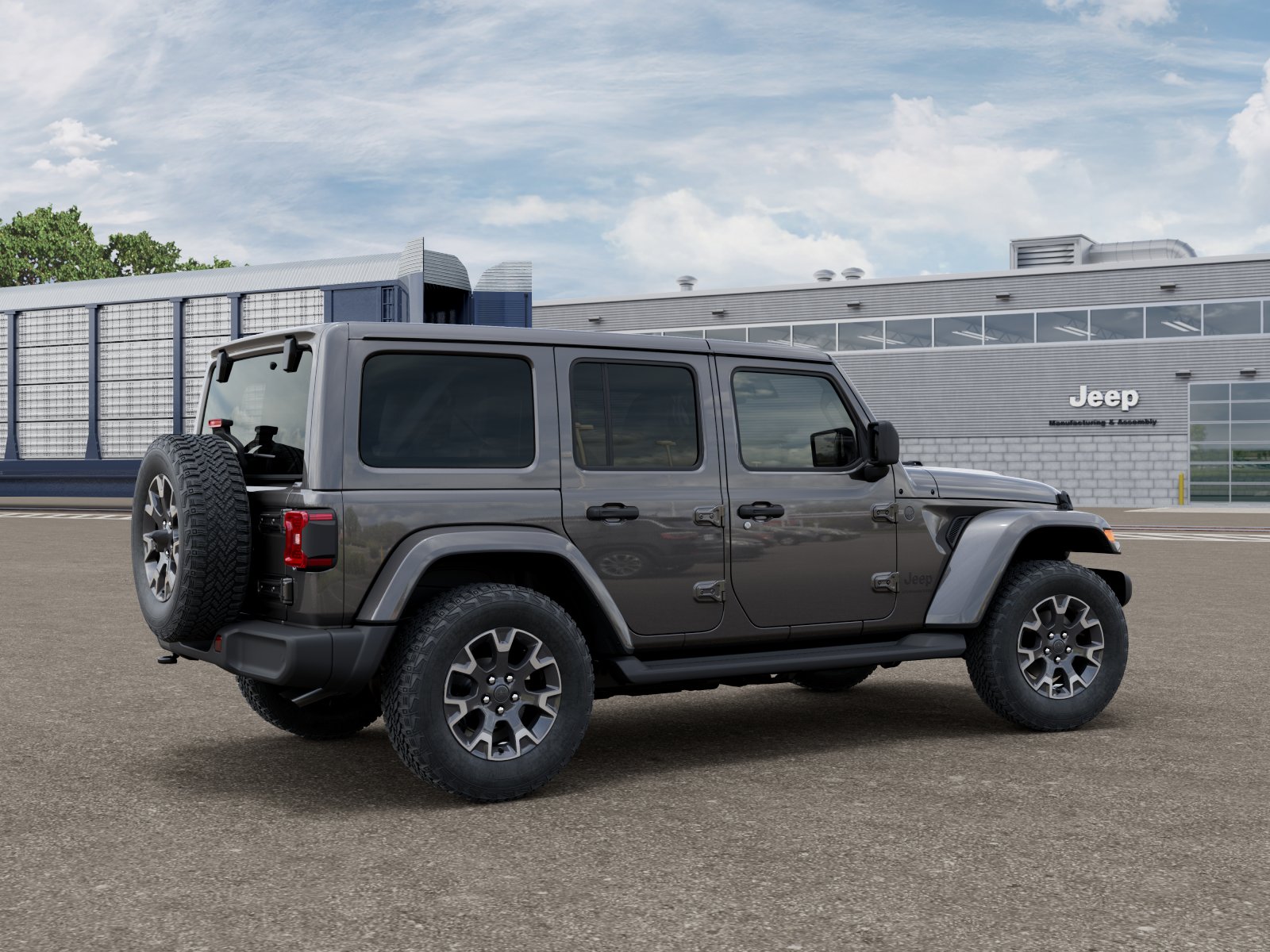 New 2026 Granite Crystal Metallic Clear-Coat Exterior Paint Jeep Sahara image 4