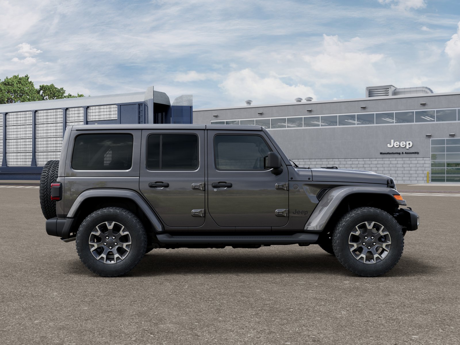 New 2026 Granite Crystal Metallic Clear-Coat Exterior Paint Jeep Sahara image 21