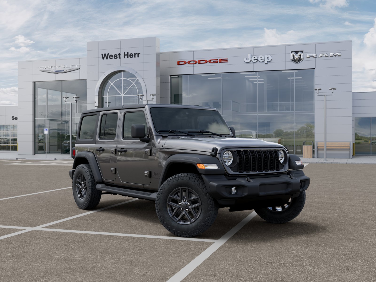 New 2026 Granite Crystal Metallic Clear-Coat Exterior Paint Jeep Sport S image 17