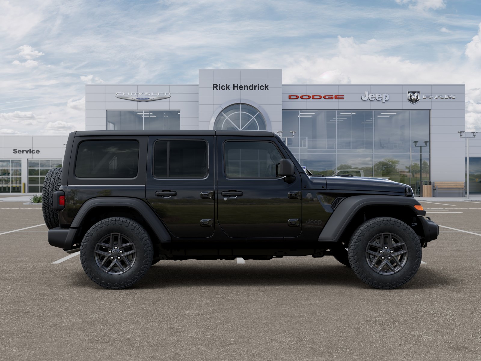 New 2026 Black Clear-Coat Exterior Paint Jeep Sport S image 53