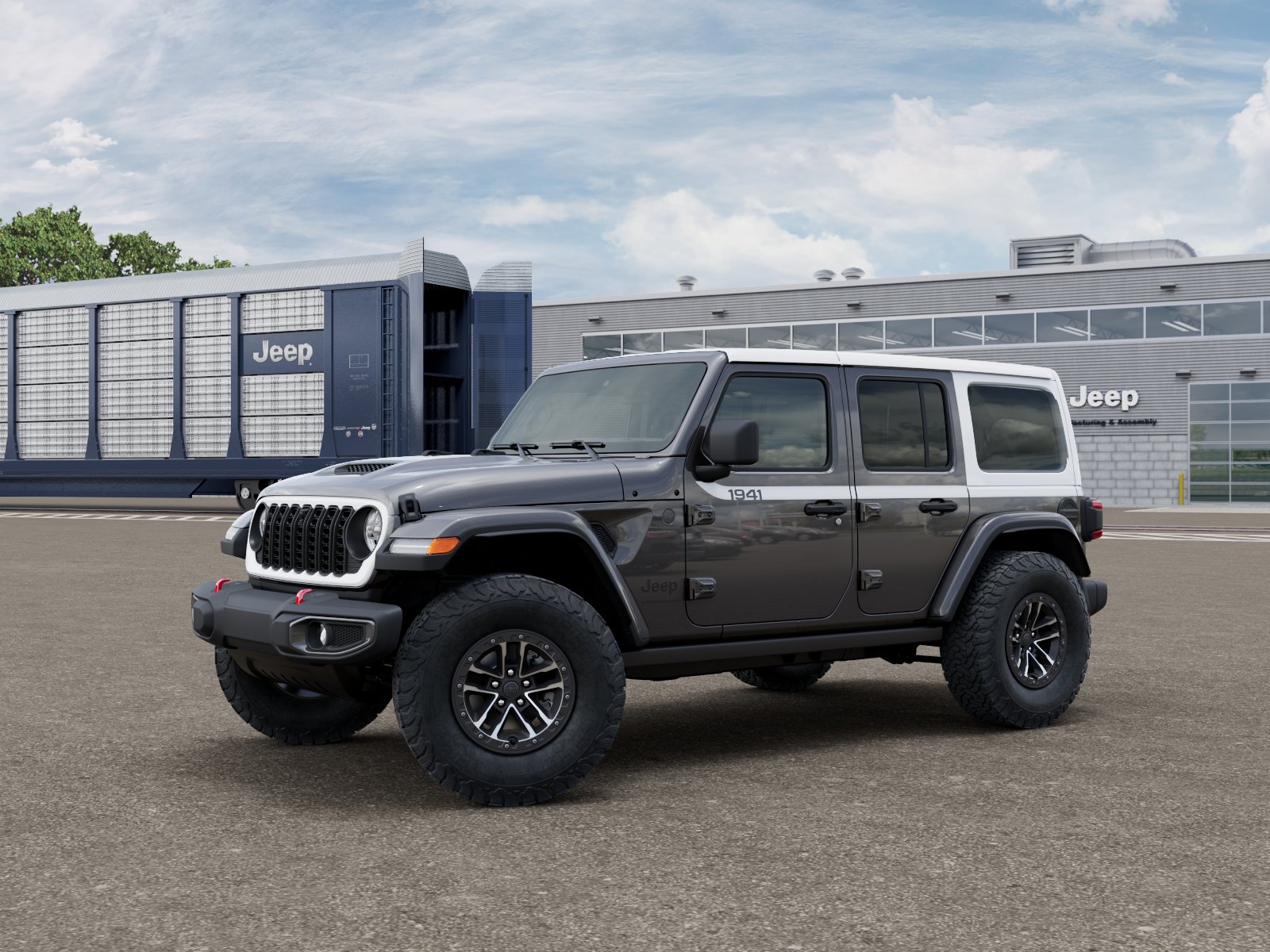 New 2026 Granite Crystal Metallic Clear-Coat Exterior Paint Jeep Rubicon image 2