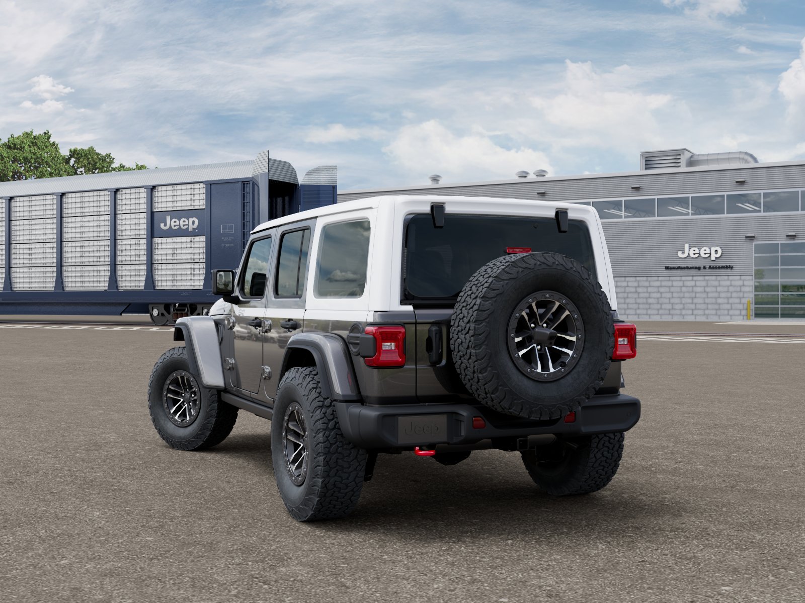 New 2026 Granite Crystal Metallic Clear-Coat Exterior Paint Jeep Rubicon image 3