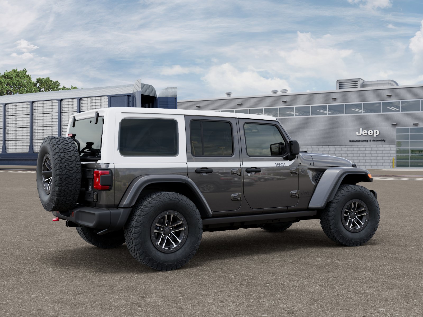New 2026 Granite Crystal Metallic Clear-Coat Exterior Paint Jeep Rubicon image 4