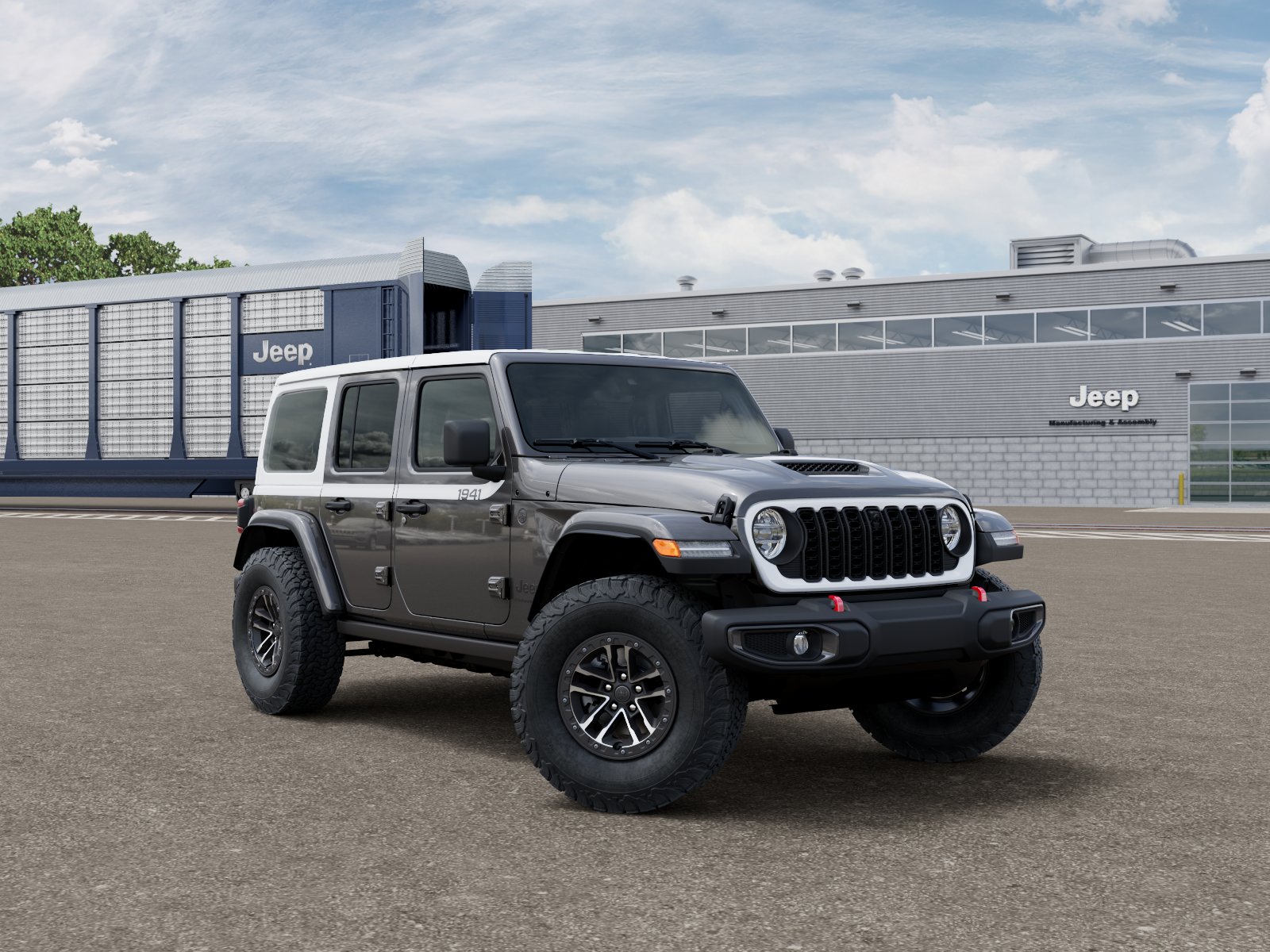 New 2026 Granite Crystal Metallic Clear-Coat Exterior Paint Jeep Rubicon image 5