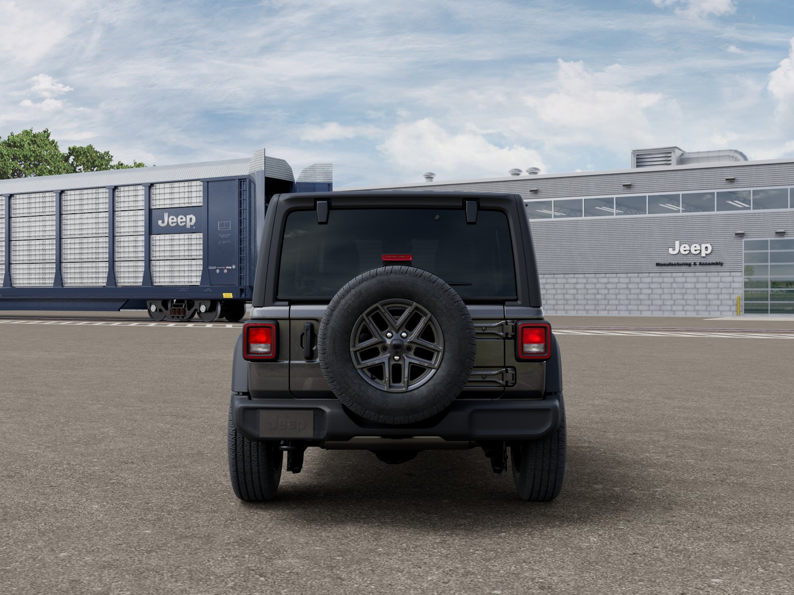 New 2026 Granite Crystal Metallic Clear-Coat Exterior Paint Jeep Sport S image 7