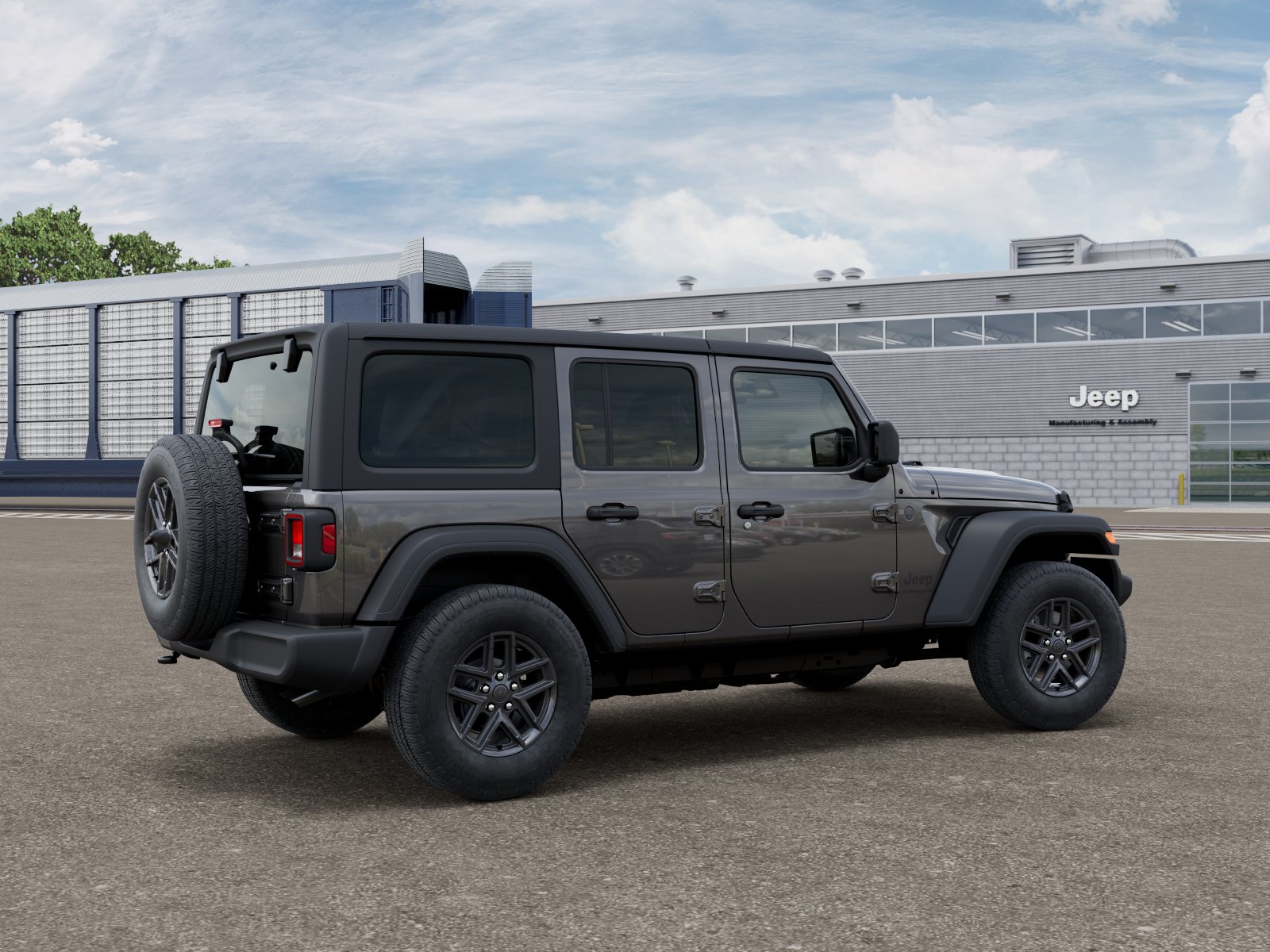 New 2026 Granite Crystal Metallic Clear-Coat Exterior Paint Jeep Sport S image 4