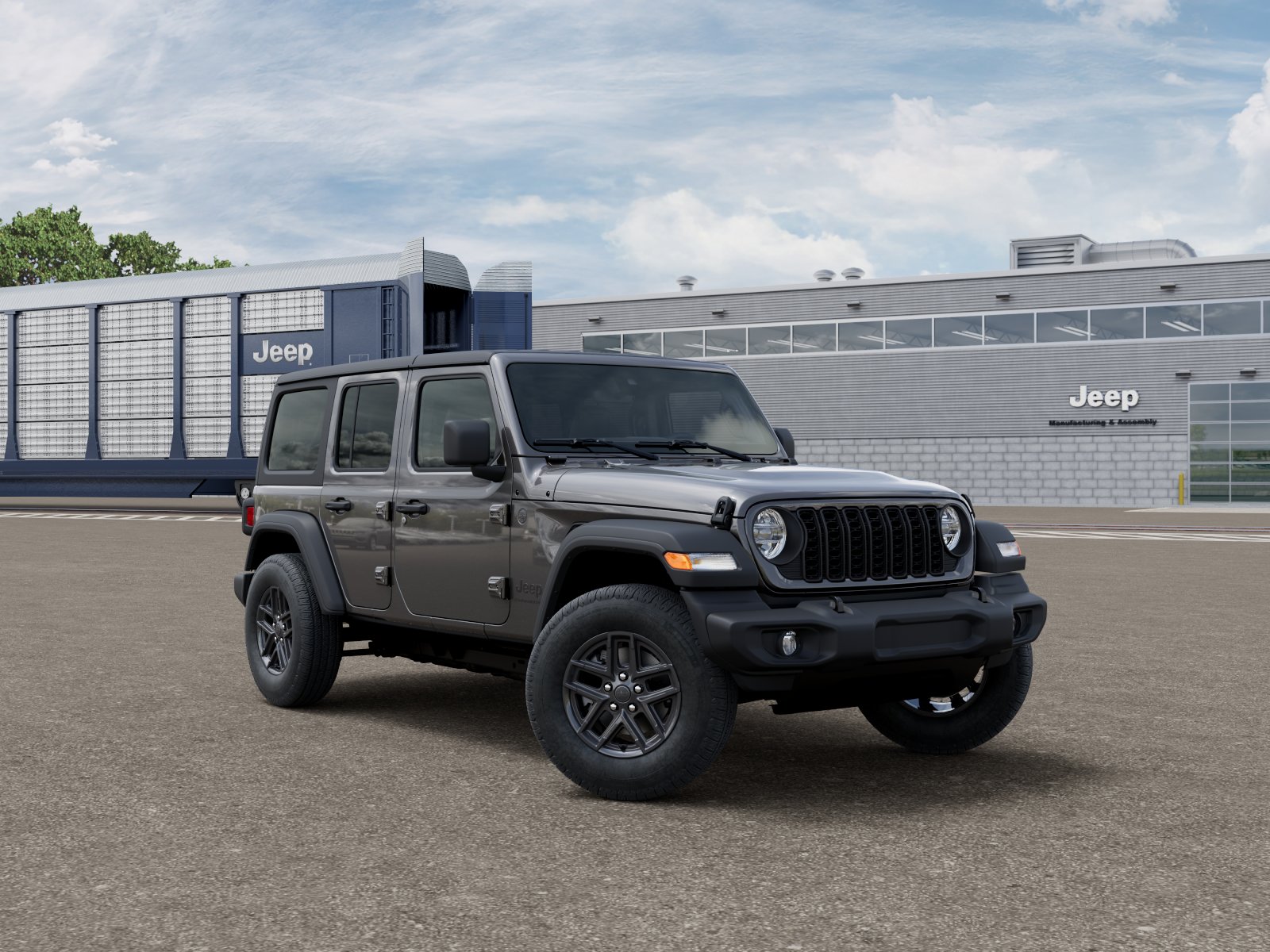 New 2026 Granite Crystal Metallic Clear-Coat Exterior Paint Jeep Sport S image 5