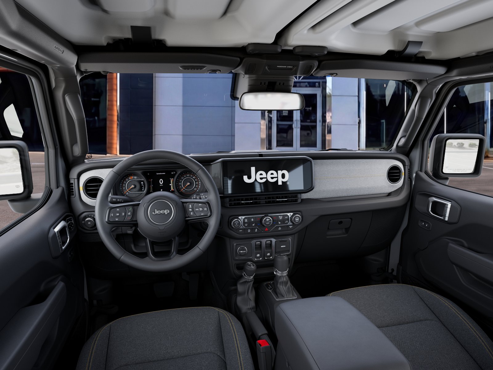 New 2026 Bright White Clear-Coat Exterior Paint Jeep Sport S image 29