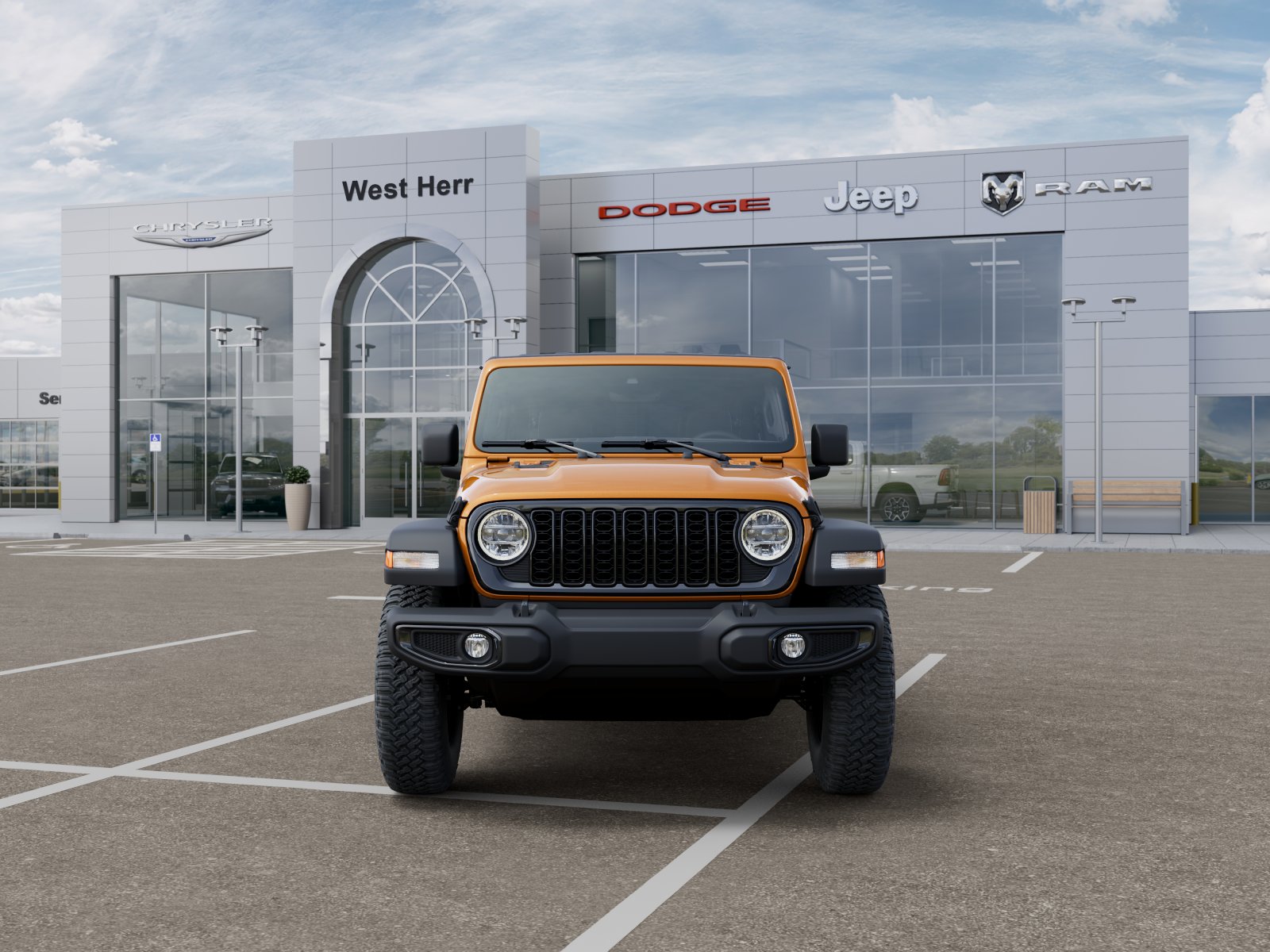 New 2026 Goldilocks Exterior Paint Jeep WRANGLER 4-DOOR WILLYS image 6