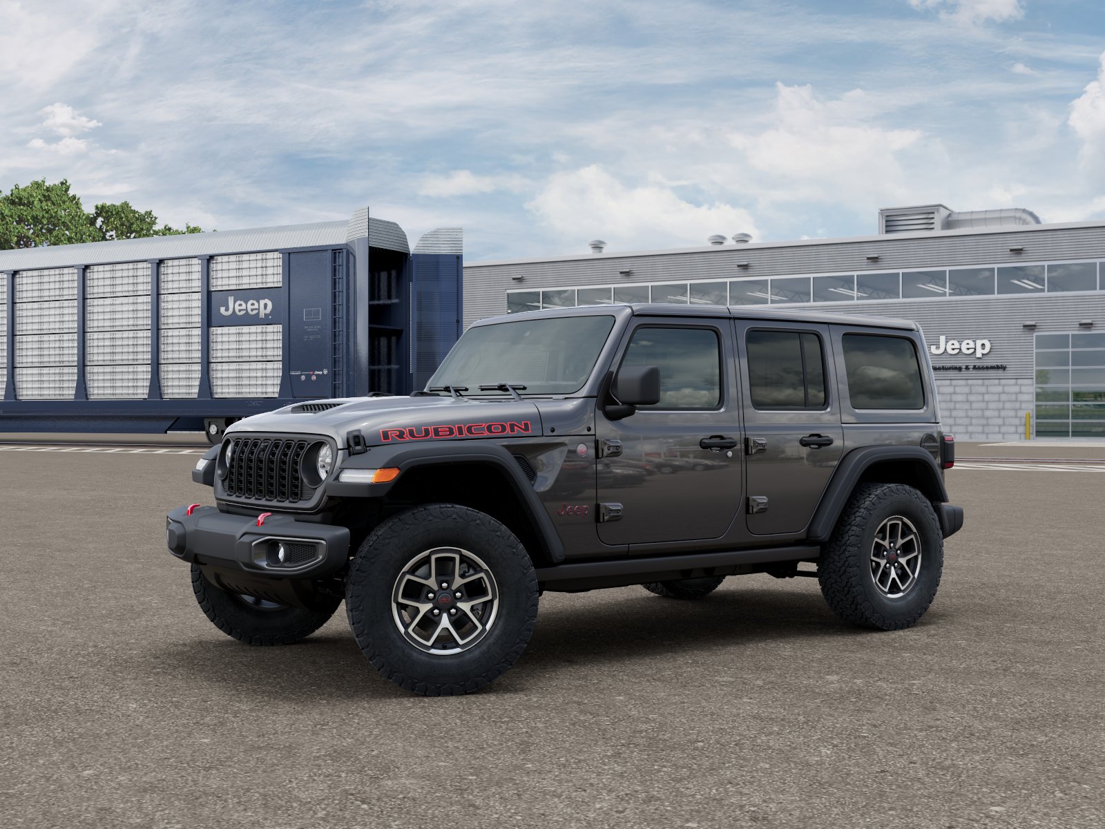 New 2026 Granite Crystal Metallic Clearcoat Jeep Rubicon image 2