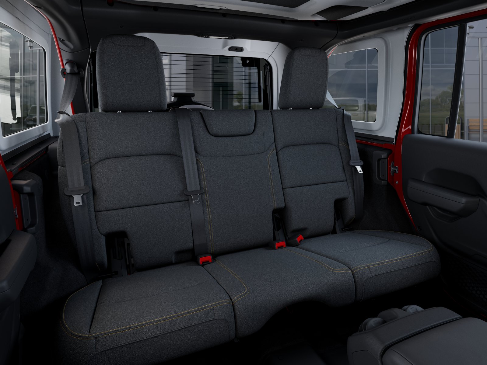 New 2026 Firecracker Red Clear-Coat Exterior Paint Jeep WRANGLER 4-DOOR SPORT S image 115