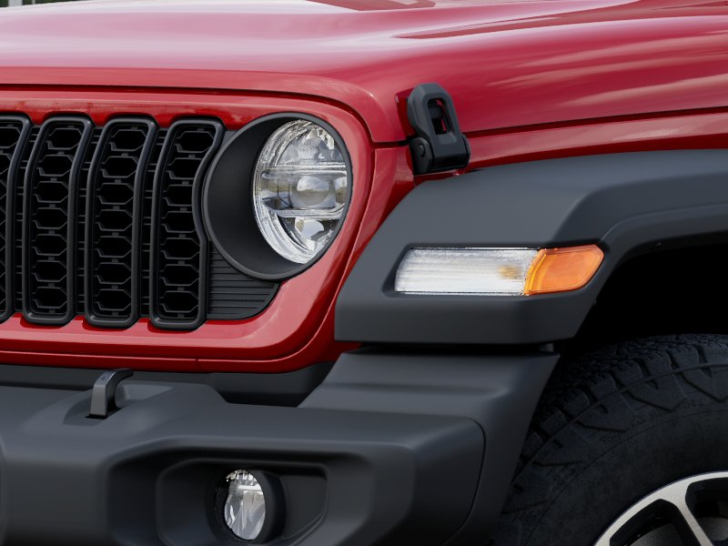 New 2026 Firecracker Red Clear-Coat Exterior Paint Jeep WRANGLER 4-DOOR SPORT S image 110