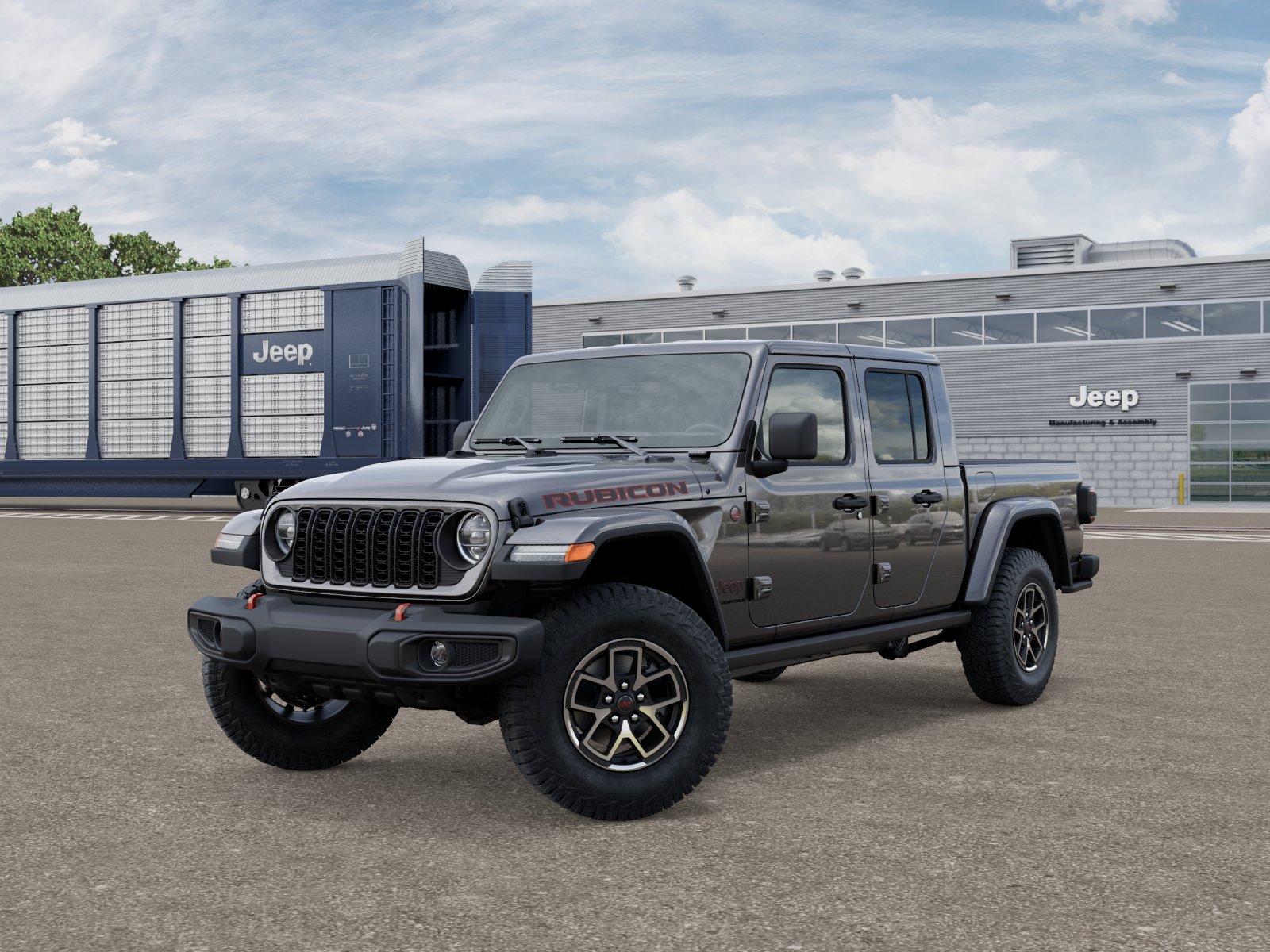New 2027 Granite Crystal Metallic Clearcoat Jeep Rubicon image 2