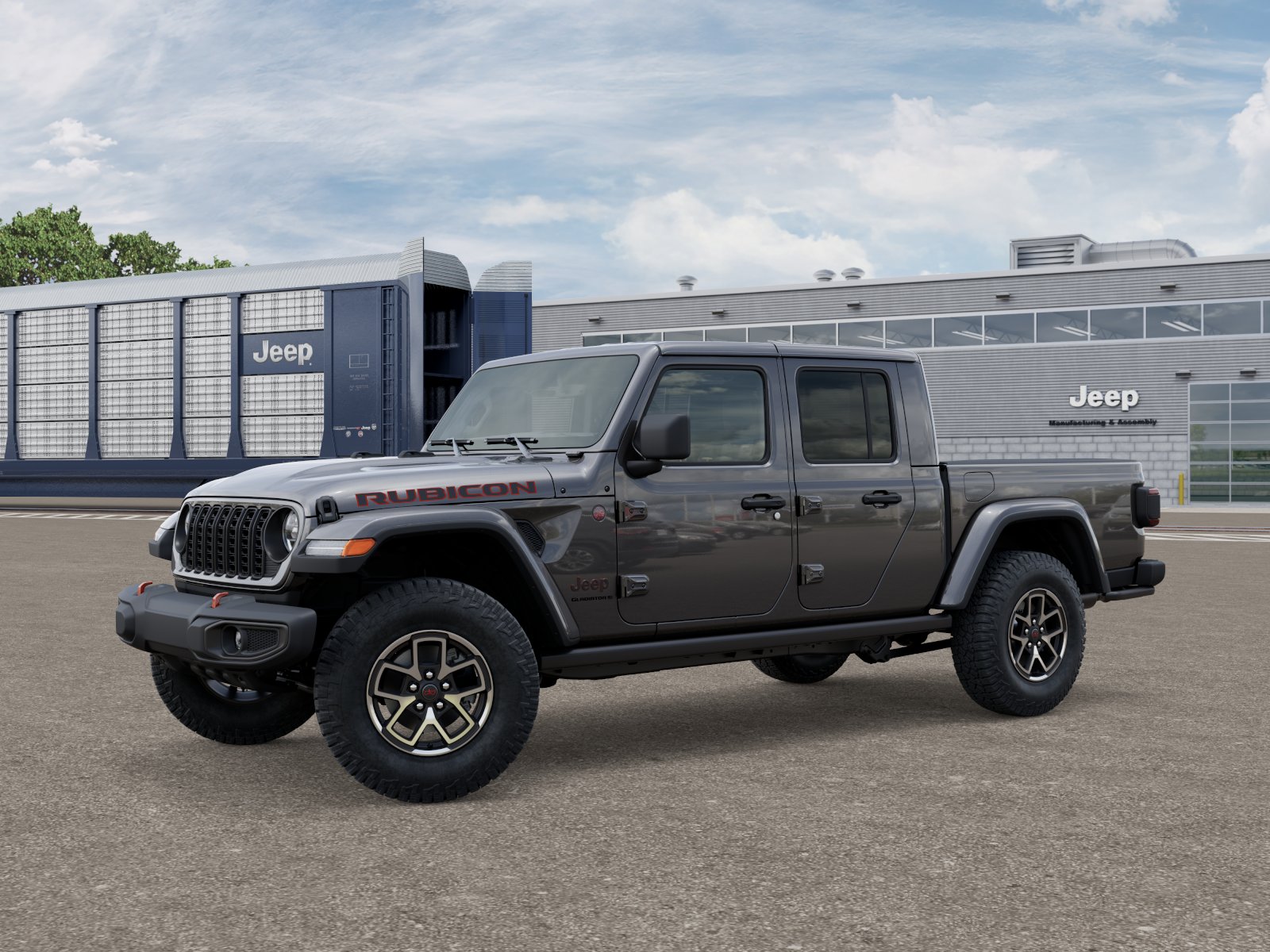New 2027 Granite Crystal Metallic Clearcoat Jeep Rubicon image 3