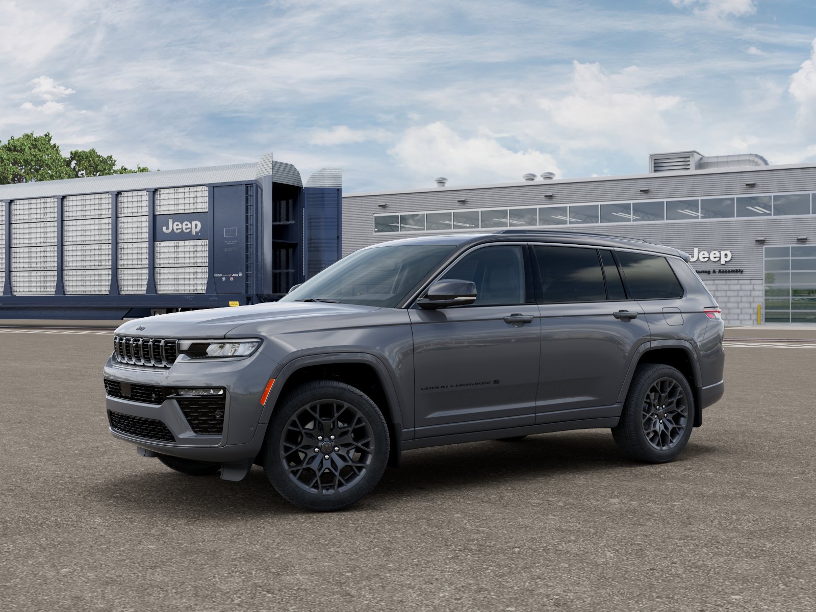 New 2027 Sting-Gray Clear-Coat Paint Jeep Summit image 3