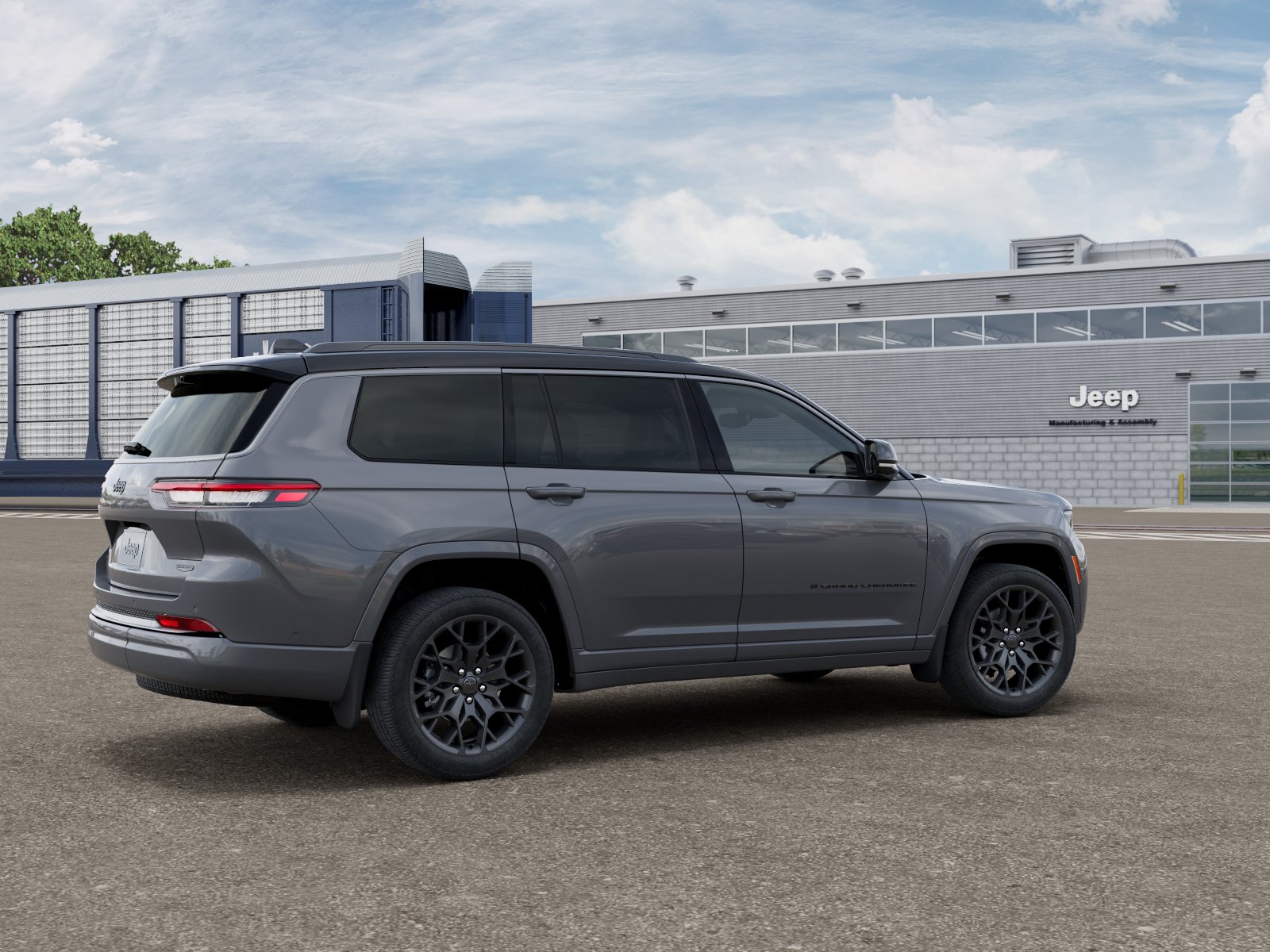 New 2027 Sting-Gray Clear-Coat Paint Jeep Summit image 5