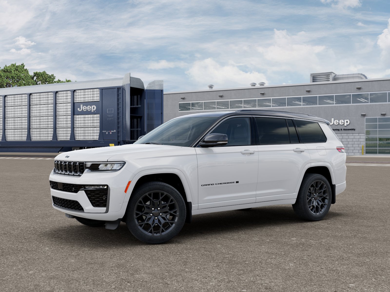 New 2027 Bright White Clearcoat Jeep Summit image 2