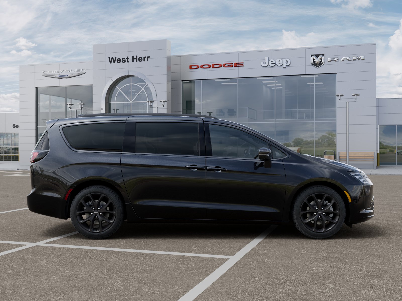 New 2027 Diamond Black Crystal Pearl-Coat Exterior Paint Chrysler Limited image 46