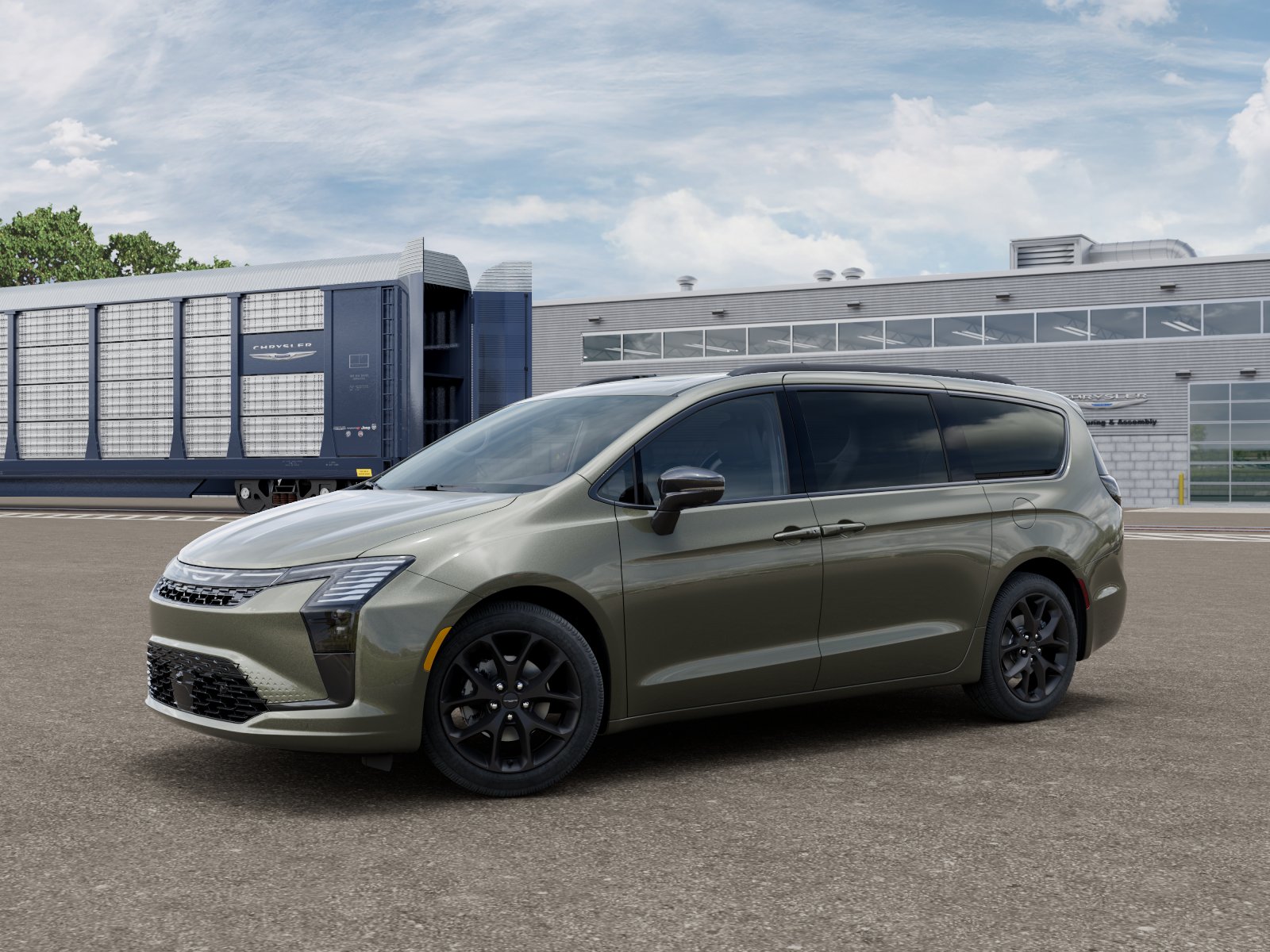 New 2027 Olive Green Pearl-Coat Paint Chrysler Limited image 3
