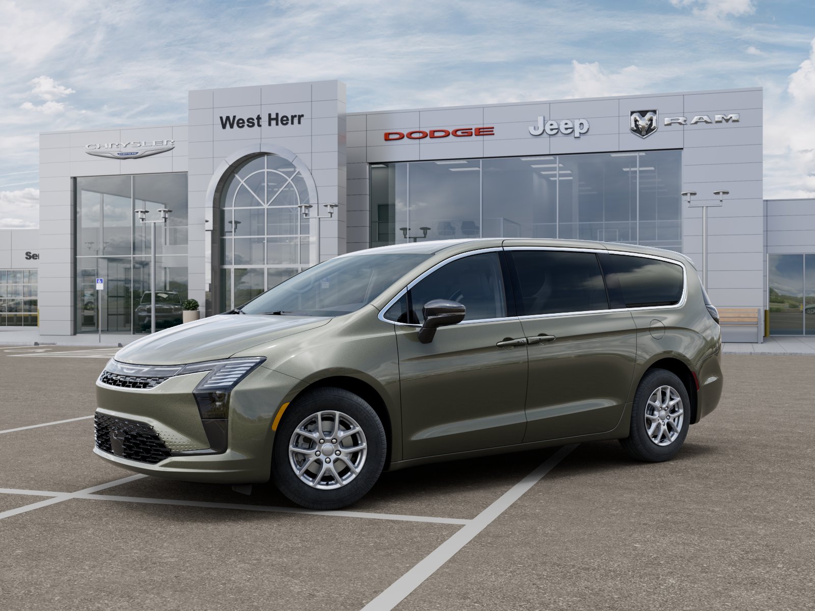 New 2027 Olive Green Pearl-Coat Exterior Paint Chrysler Select image 2