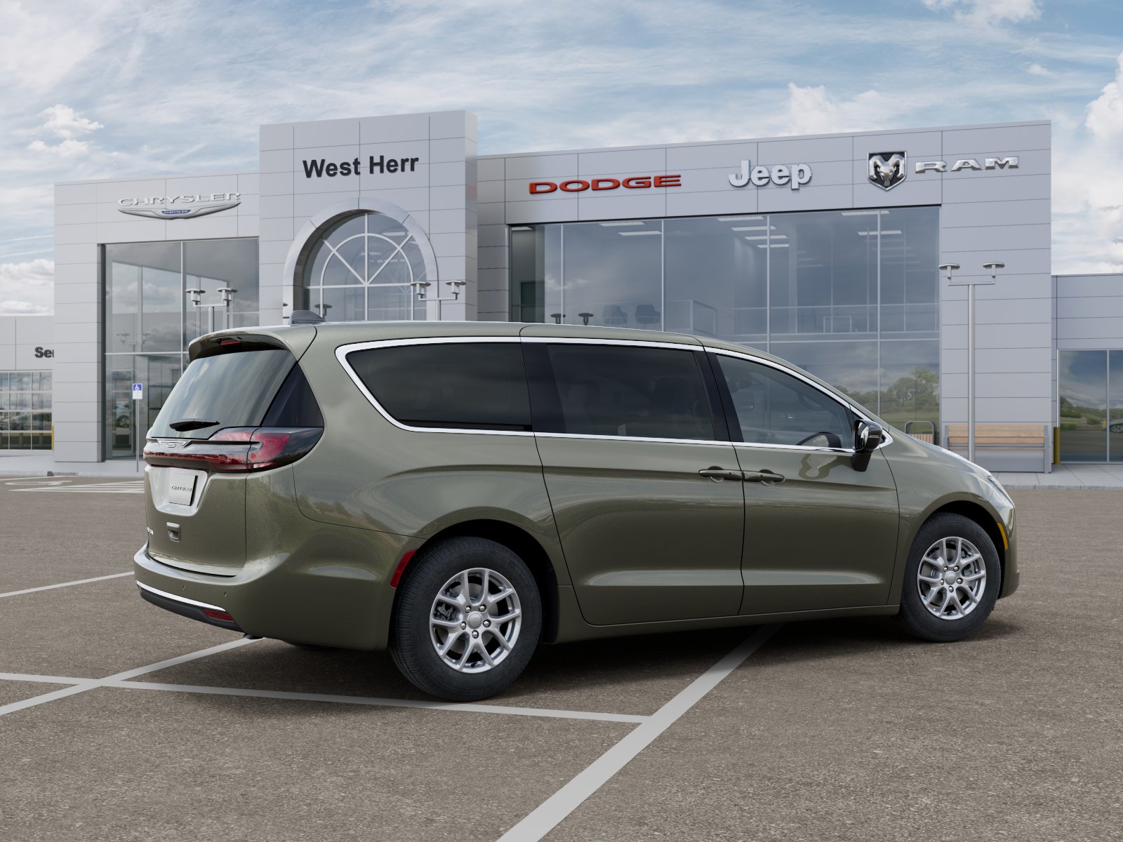 New 2027 Olive Green Pearl-Coat Exterior Paint Chrysler Select image 4