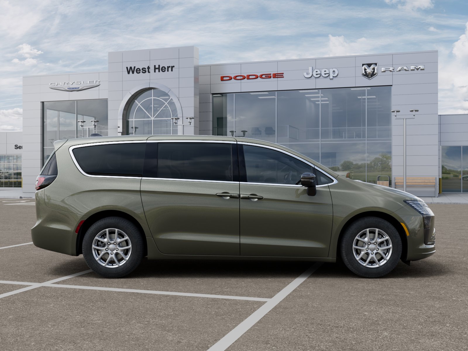New 2027 Olive Green Pearl-Coat Exterior Paint Chrysler Select image 21