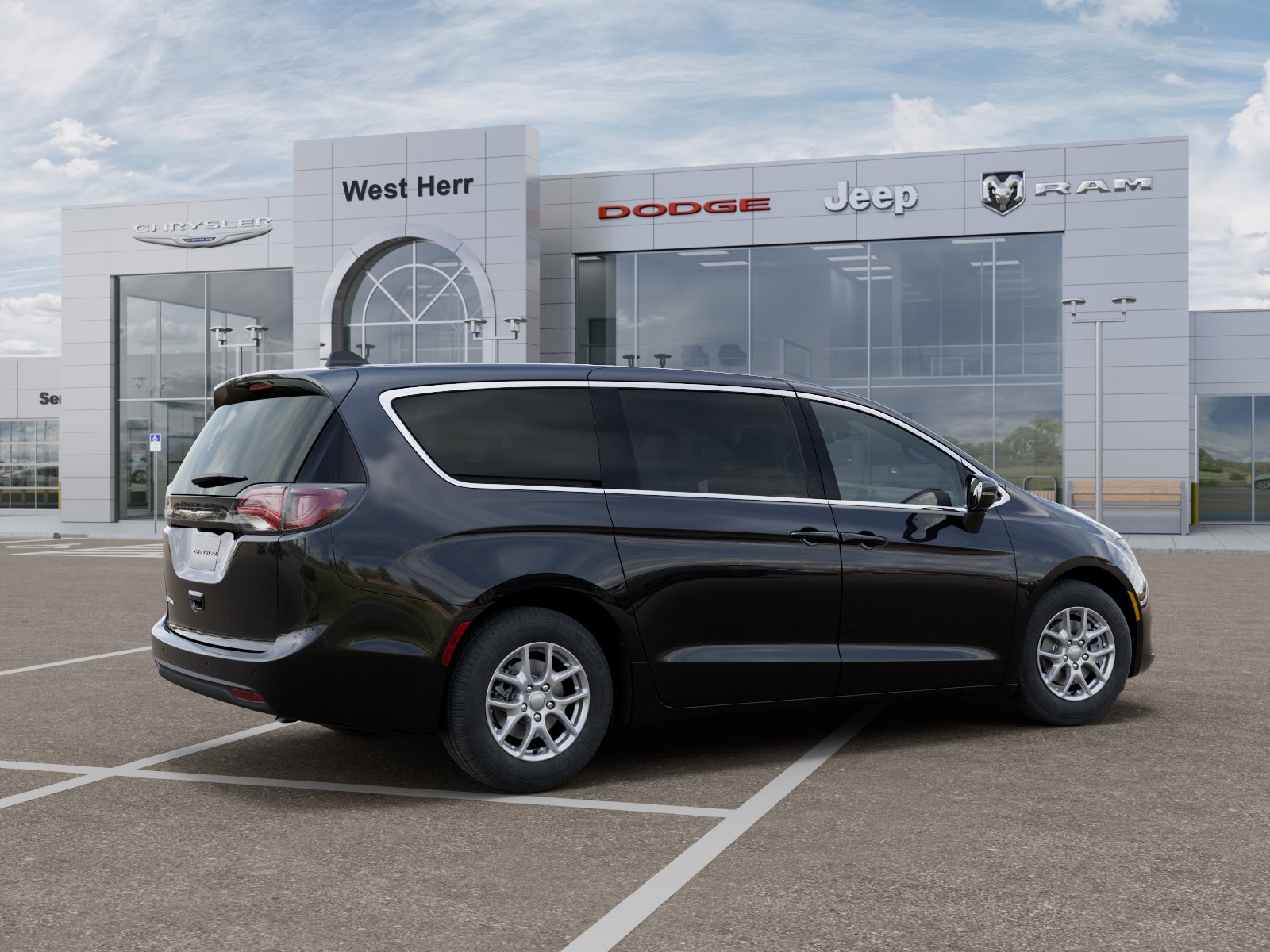 New 2027 Diamond Black Crystal Pearlcoat Chrysler LX image 4