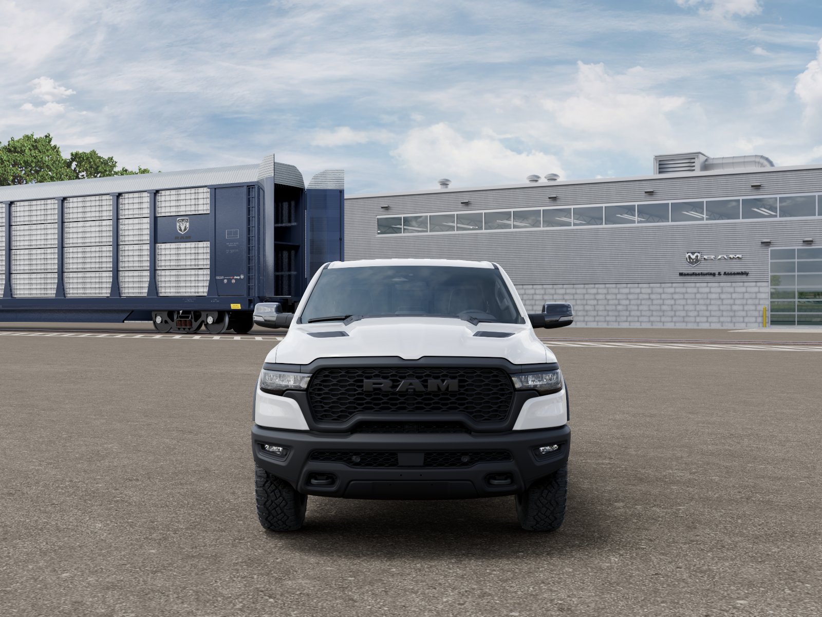 New 2027 Bright White Clear-Coat Exterior Paint RAM REBEL image 6