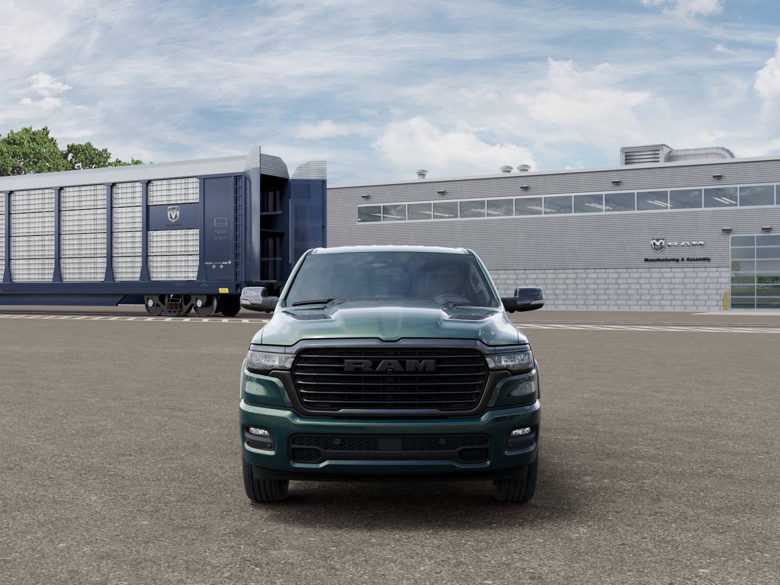 New 2027 Serrano-Green Metallic Exterior Paint RAM LARAMIE image 6