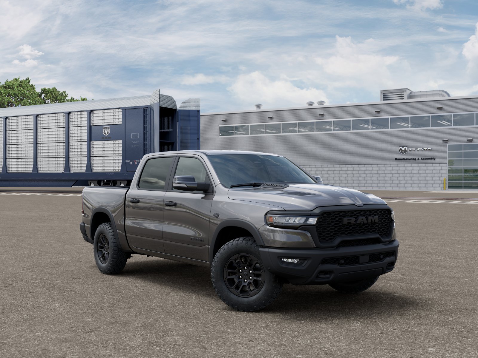 New 2027 Granite Crystal Metallic Clear-Coat Exterior Paint RAM Rebel image 22