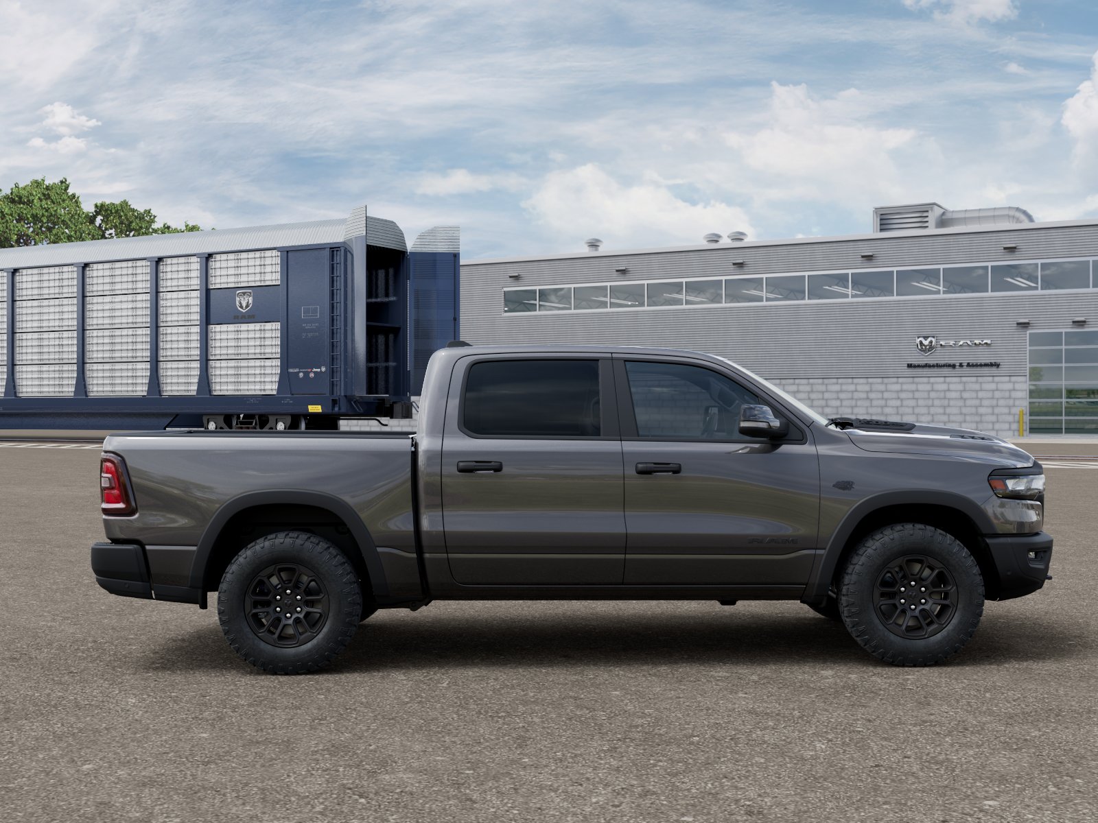 New 2027 Granite Crystal Metallic Clear-Coat Exterior Paint RAM Rebel image 31
