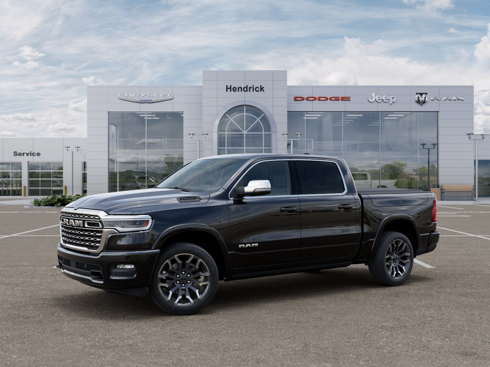 New 2027 Diamond Black Crystal Pearl-Coat Exterior Paint RAM Longhorn image 44
