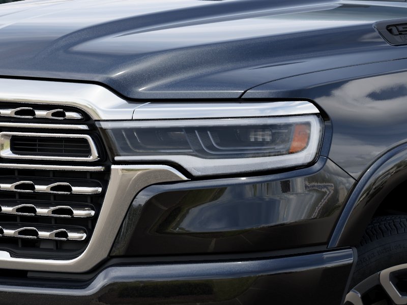 New 2027 Diamond Black Crystal Pearl-Coat Exterior Paint RAM Longhorn image 51