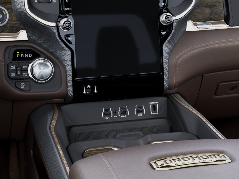 New 2027 Diamond Black Crystal Pearl-Coat Exterior Paint RAM Longhorn image 65