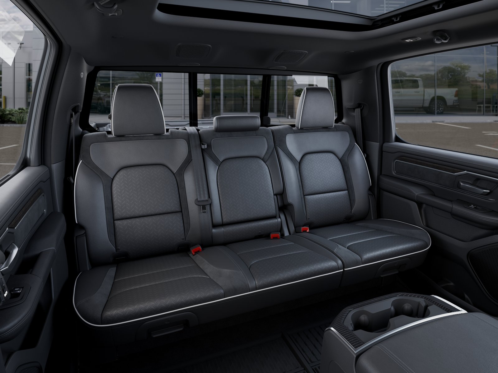New 2027 Bright White Clear-Coat Exterior Paint RAM Laramie image 42