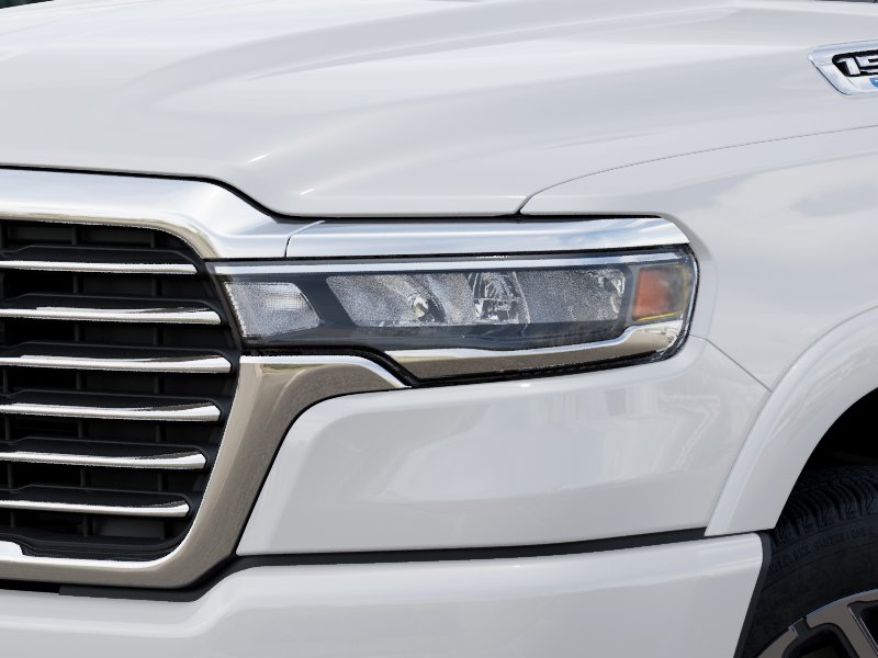 New 2027 Bright White Clear-Coat Exterior Paint RAM Laramie image 37