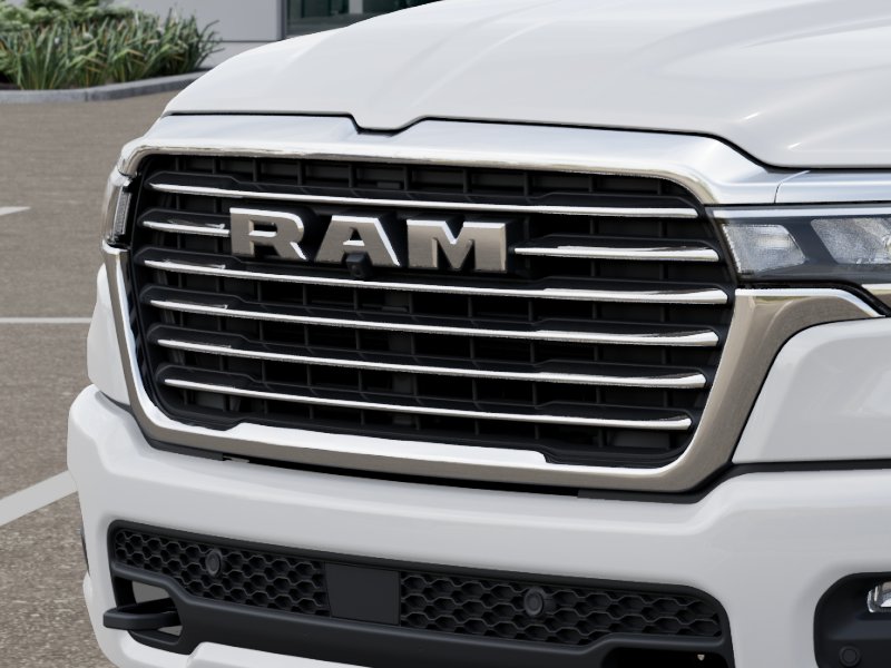 New 2027 Bright White Clear-Coat Exterior Paint RAM Laramie image 38