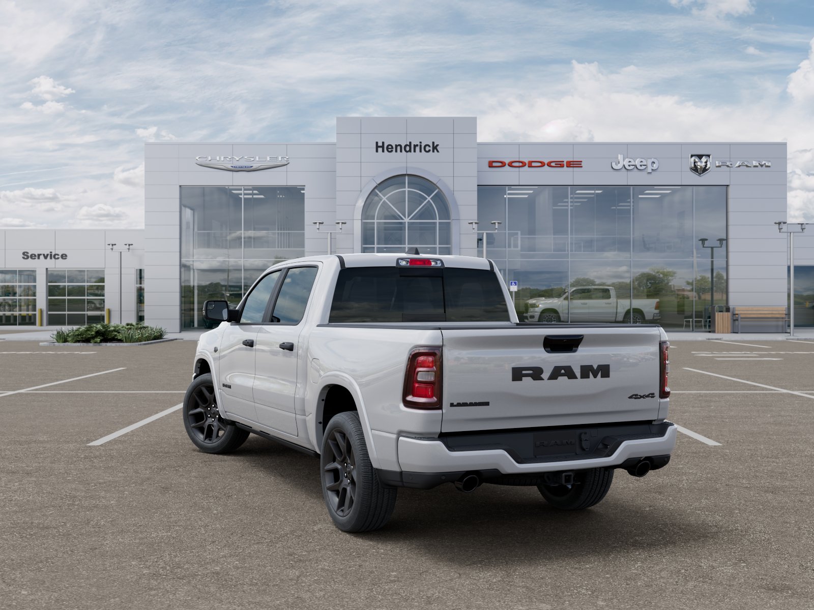New 2027 Ivory White Tri-Coat Pearl-Coat Exterior Paint RAM Laramie image 41