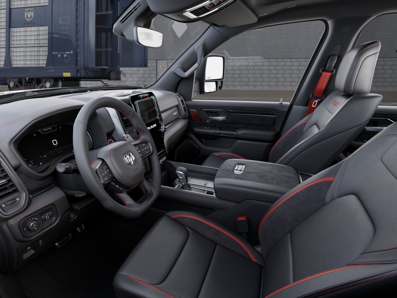 New 2027 Diamond Black Crystal Pearl-Coat Exterior Paint RAM TRX SRT image 48