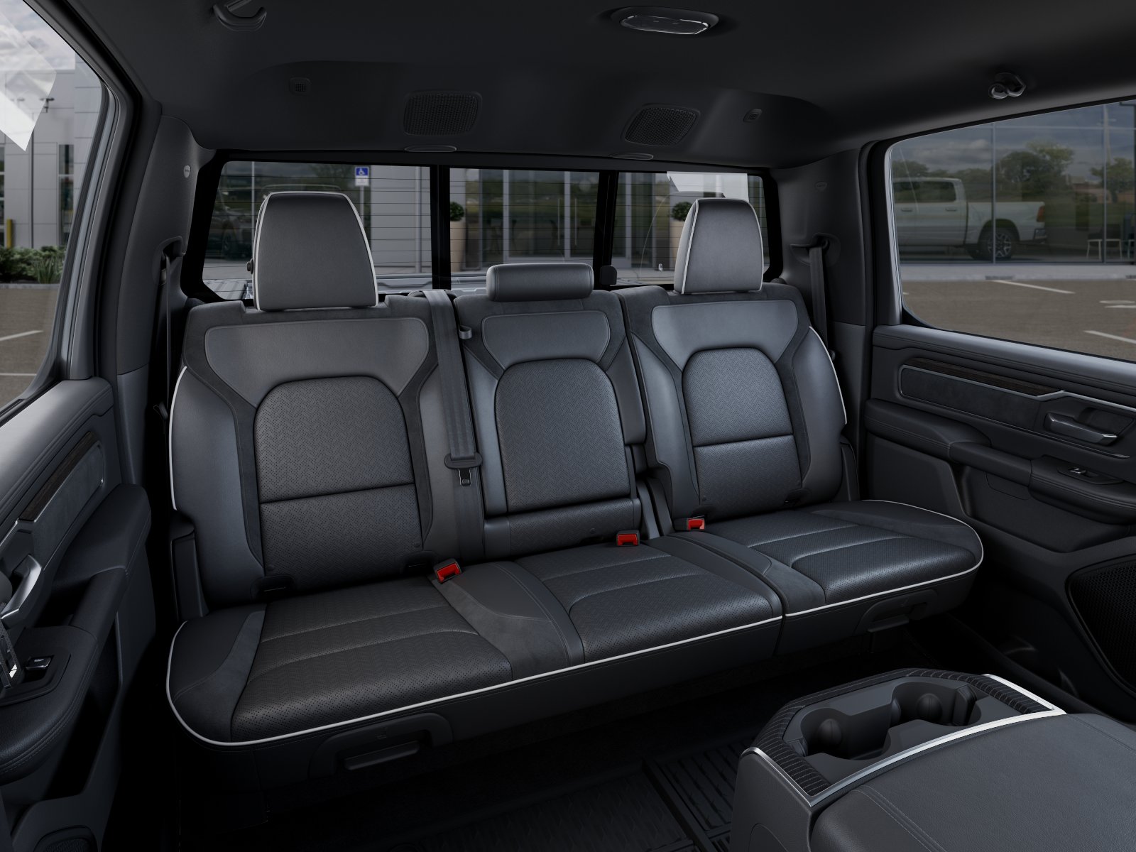 New 2027 Bright White Clear-Coat Exterior Paint RAM Laramie image 75