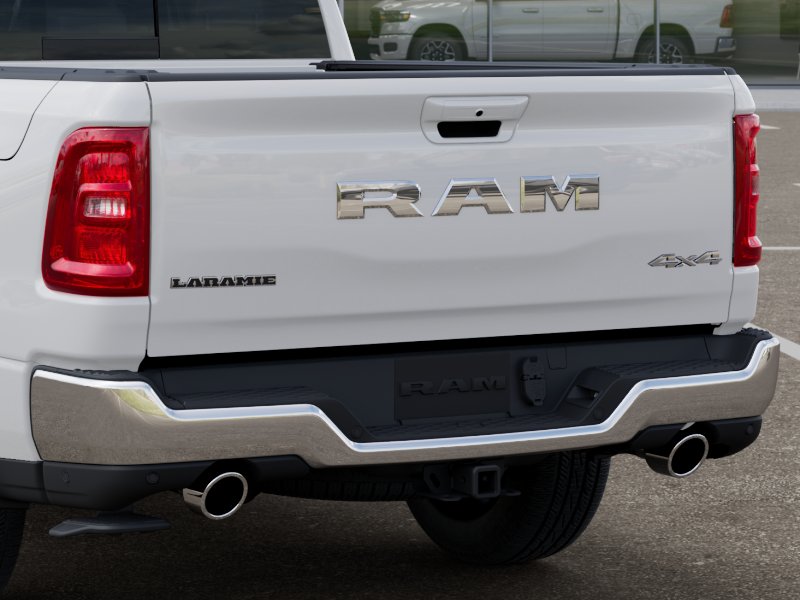 New 2027 Bright White Clear-Coat Exterior Paint RAM Laramie image 73
