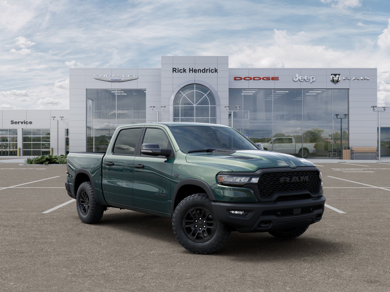 New 2027 Serrano-Green Metallic Exterior Paint RAM Rebel image 28