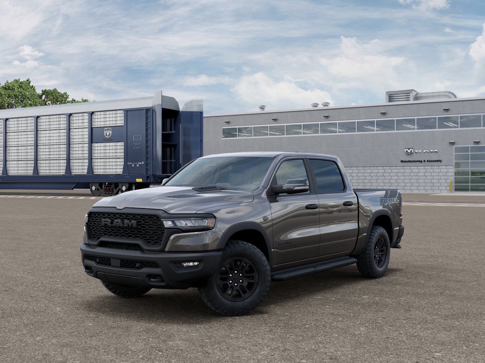 New 2027 Granite Crystal Metallic Clearcoat Ram Rebel image 27
