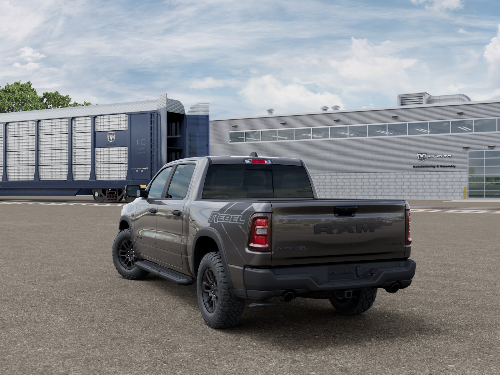 New 2027 Granite Crystal Metallic Clearcoat Ram Rebel image 29