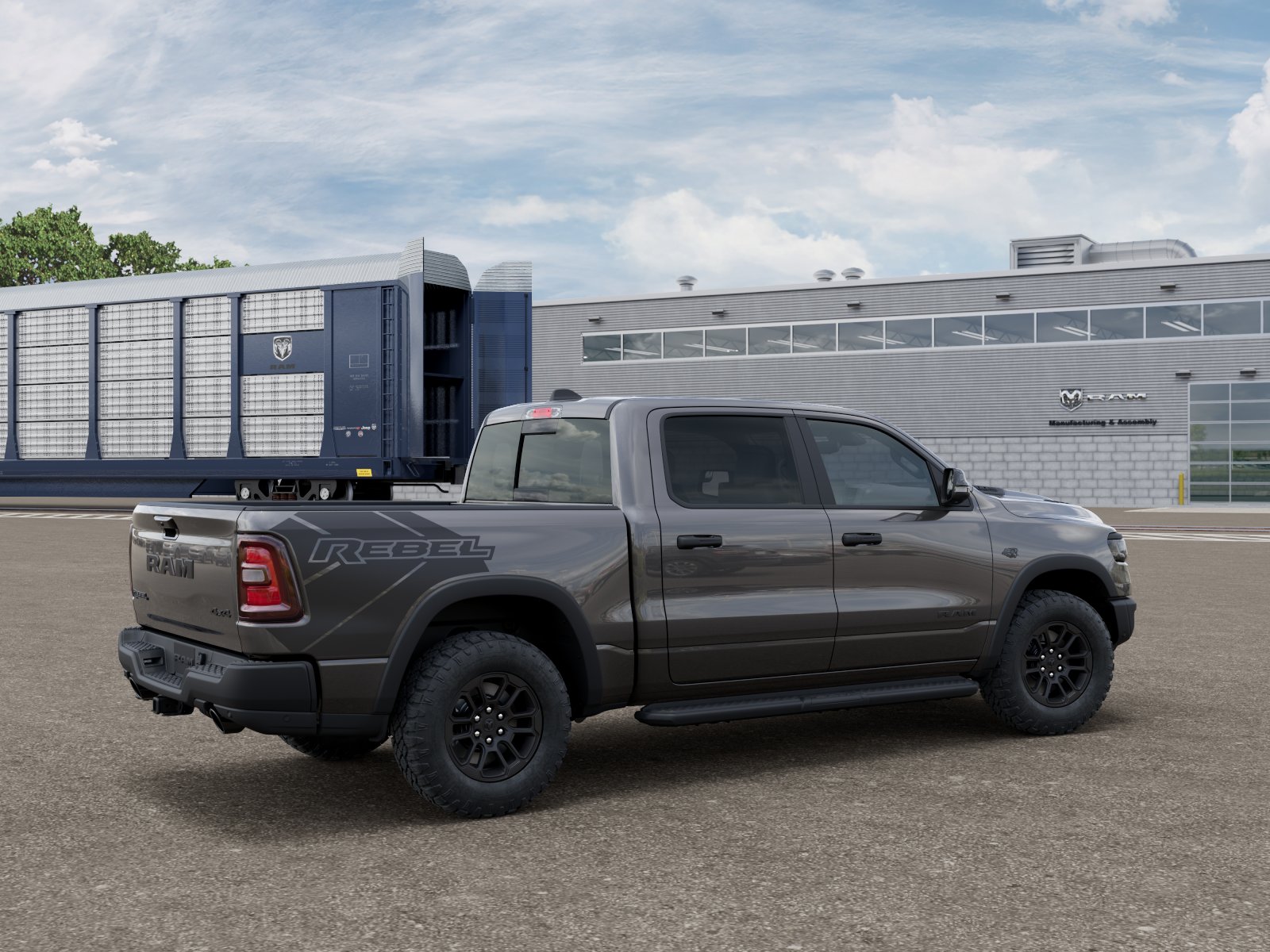 New 2027 Granite Crystal Metallic Clearcoat Ram Rebel image 30
