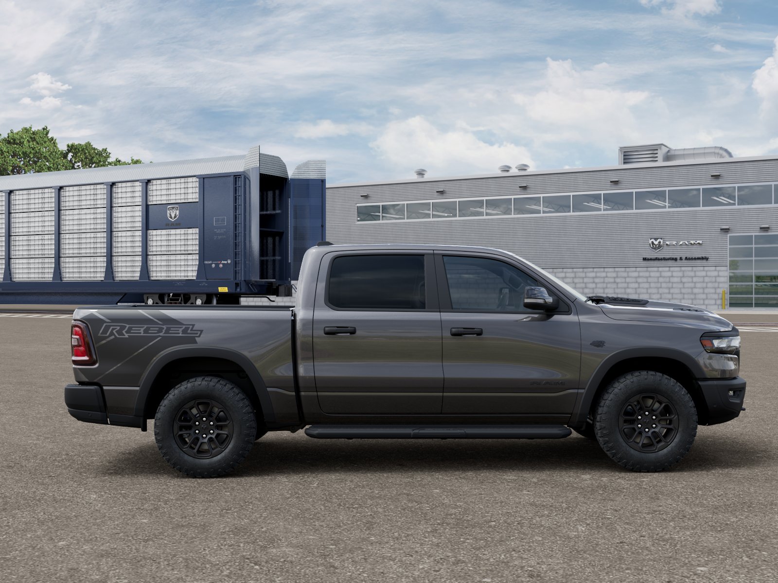 New 2027 Granite Crystal Metallic Clearcoat Ram Rebel image 47